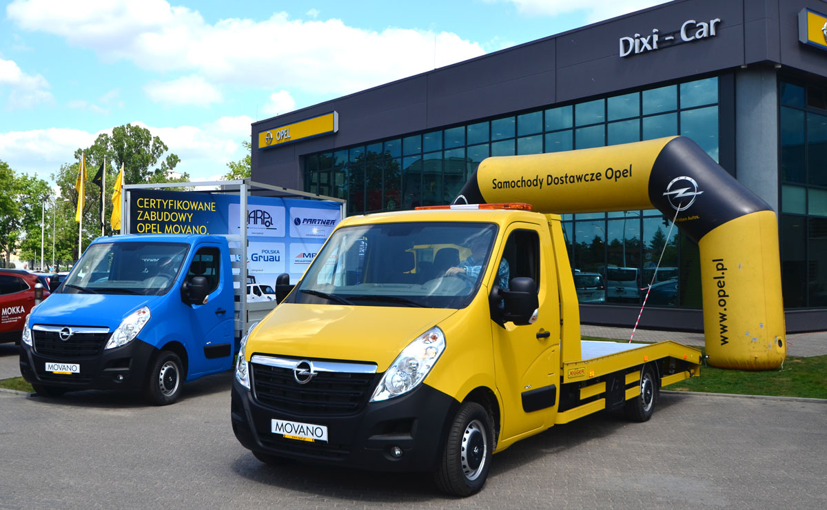 Opel Movano laweta salon Wwa