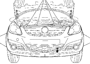 Czujnik temperatury zewnętrznej Opel Corsa D