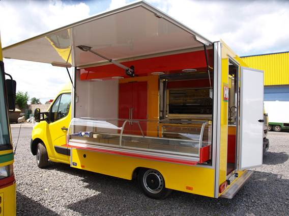 Food truck Movano, Vivaro Dostawcze OPEL DixiCar