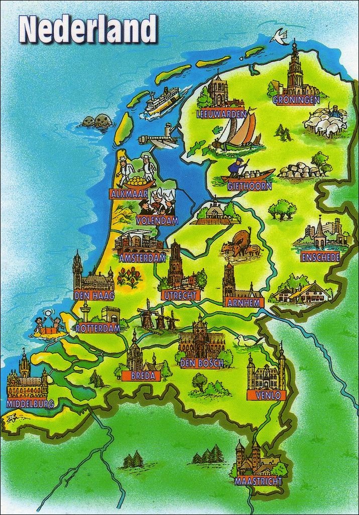 Holandia Mapa | Blog Dixi-Car