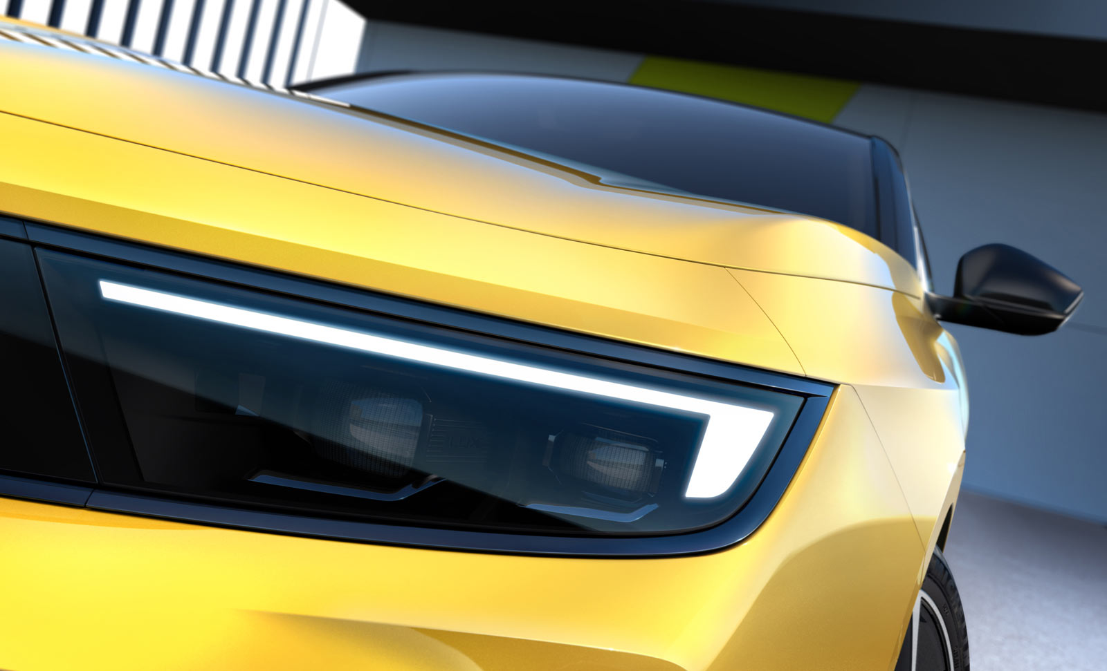 Nowy Opel Astra 2022 lewy reflektor LED