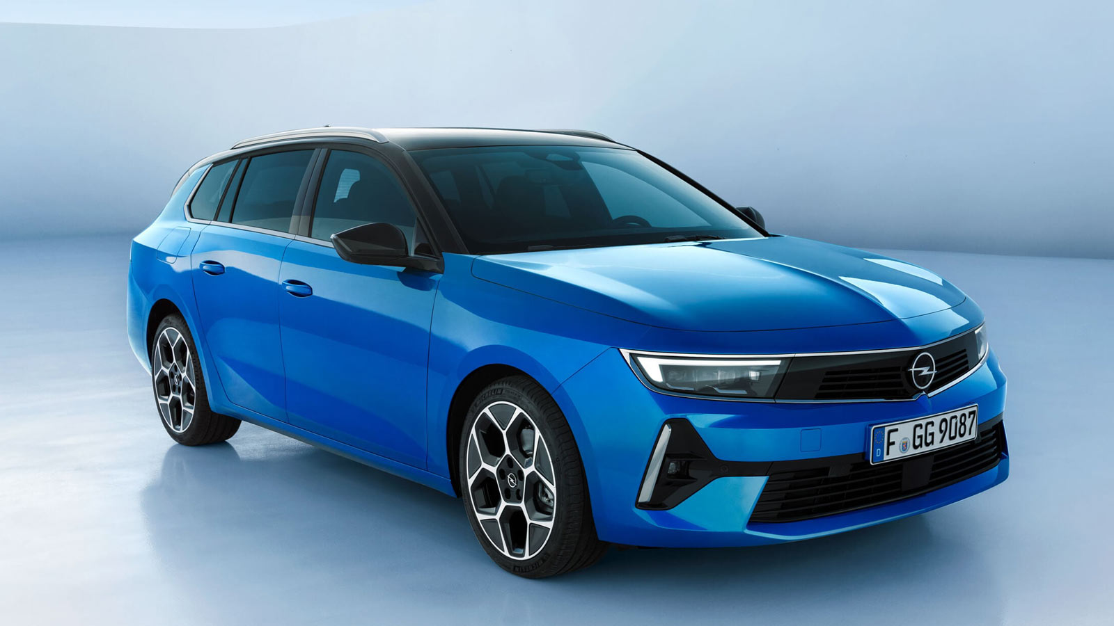 Sportowe kombi, nowy Opel Astra VI Sports Tourer błękitny metalik
