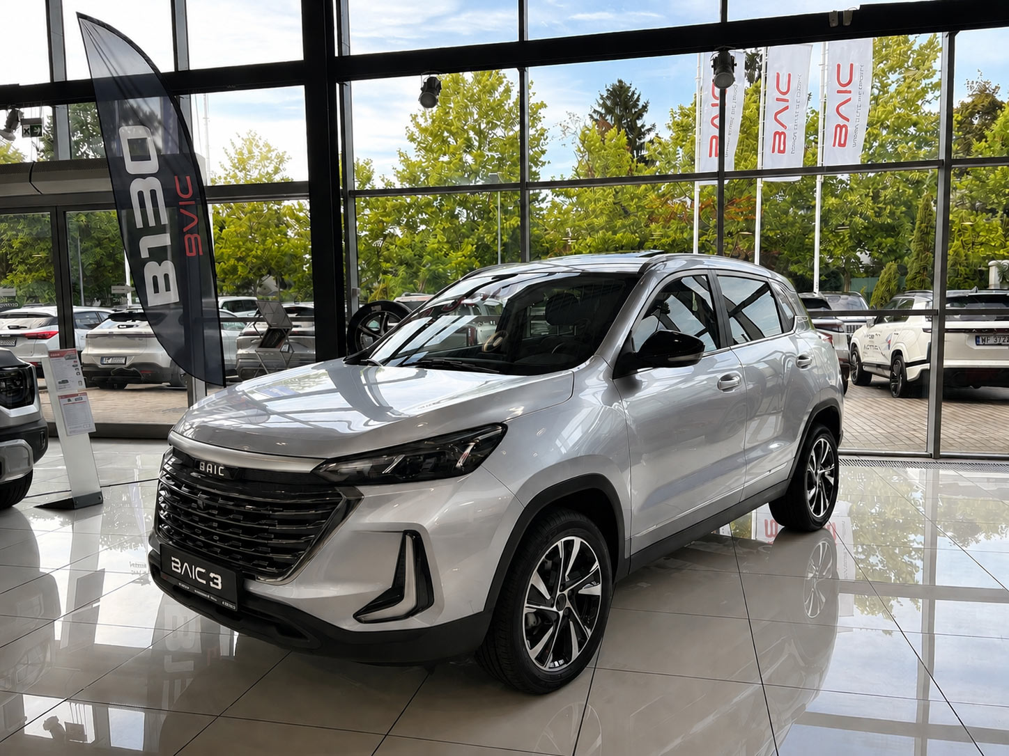 Lakier samochodu BAIC 3 srebrny metaliczny