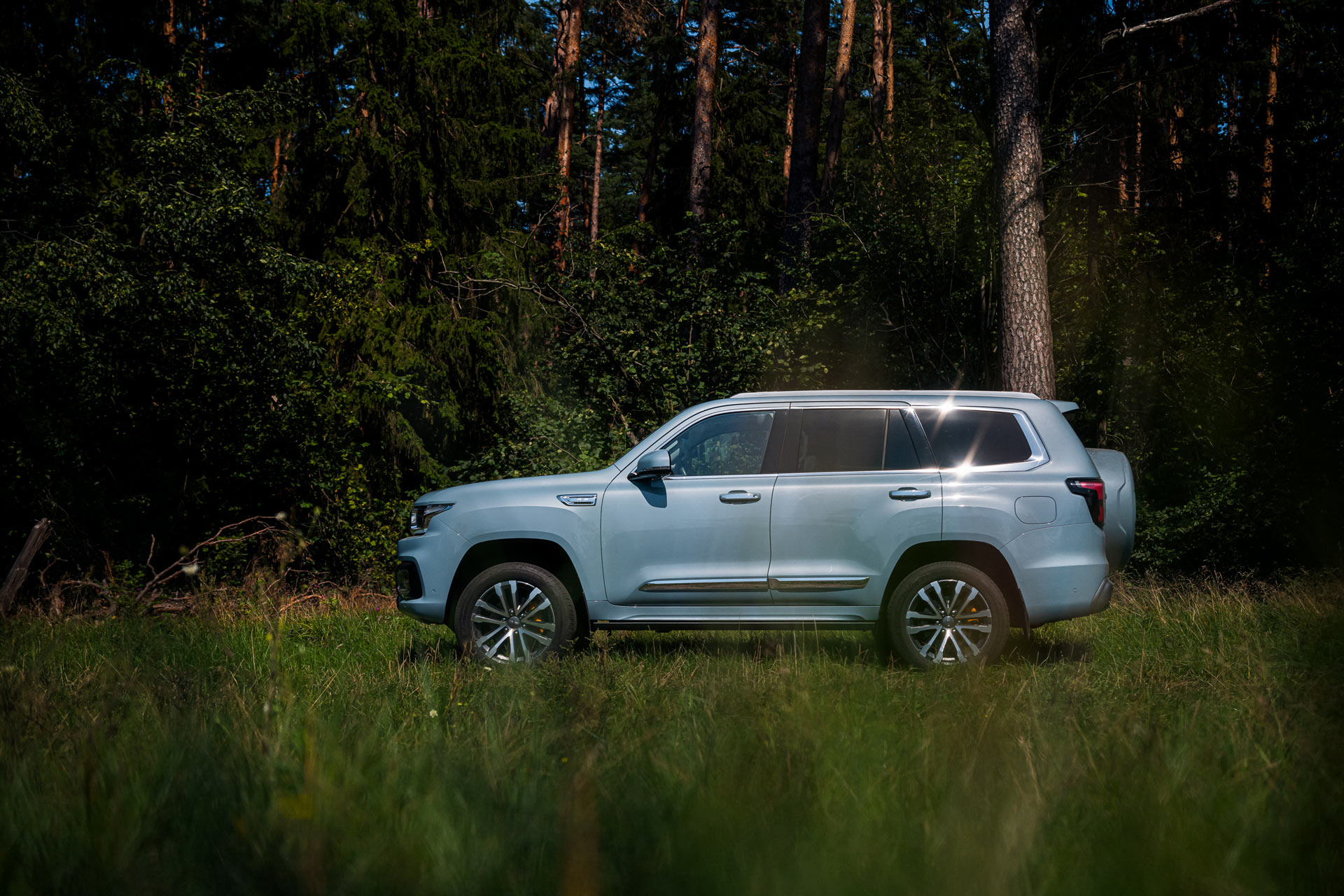 BAIC BJ60 z boku. Długość nadwozia