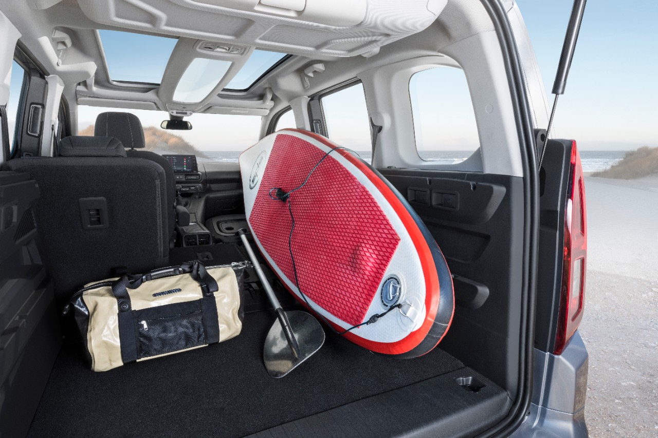Dzielone oparcie kanapy Opel Combo windsurfing wiosło