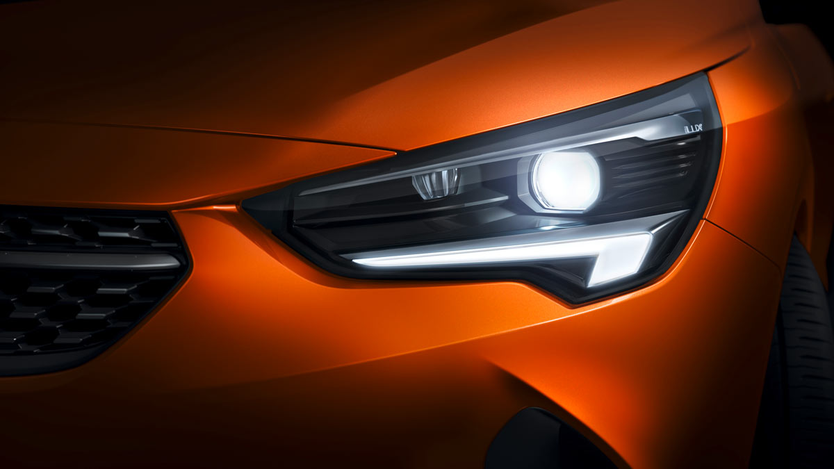 Lewy reflektor LED Opel Corsa szósta generacja