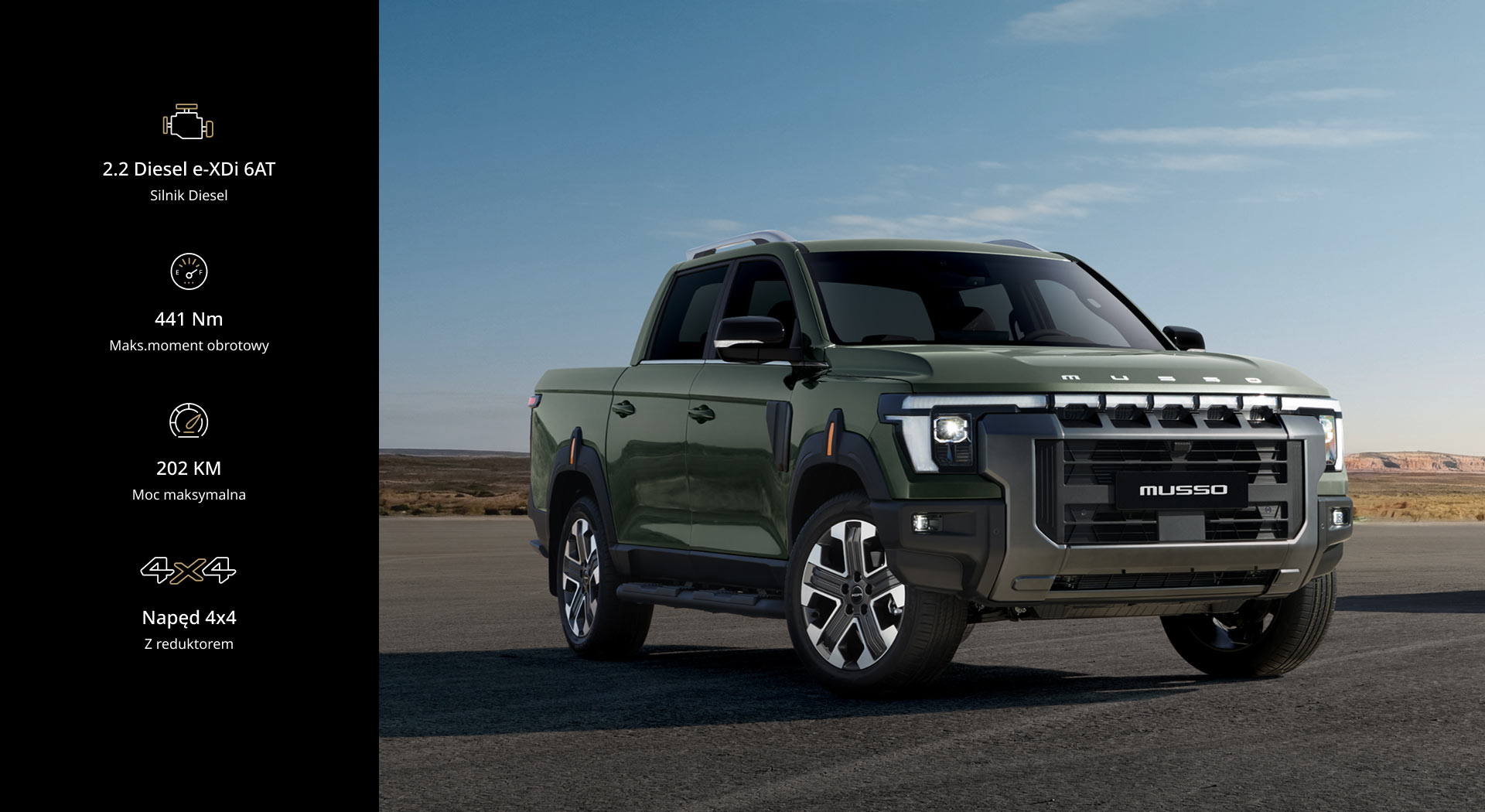 Nowy KGM Musso Grand