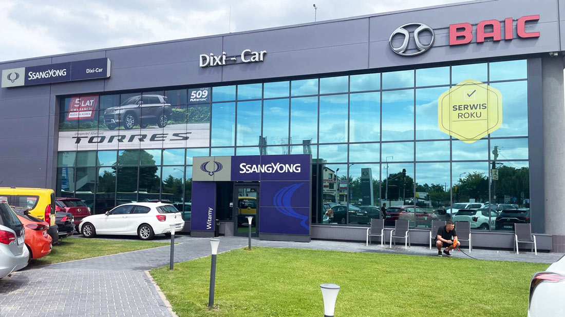 SsangYong BAIC salon serwis ASO Warszawa