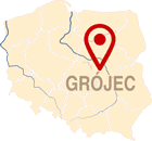 Grójec na mapie Polski