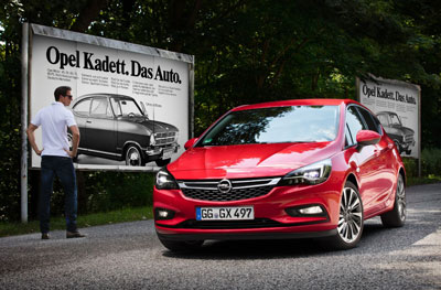 Opel Astra, Kadett, billboard das Auto