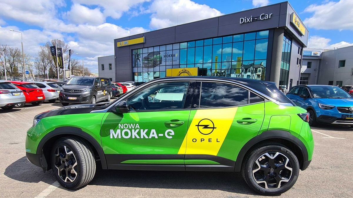 Elektryczny Opel Mokka-e do jazd próbnych, salon Opel