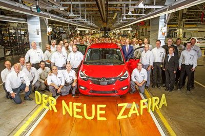 Fabryka Opel w Niemczech, Zafira C