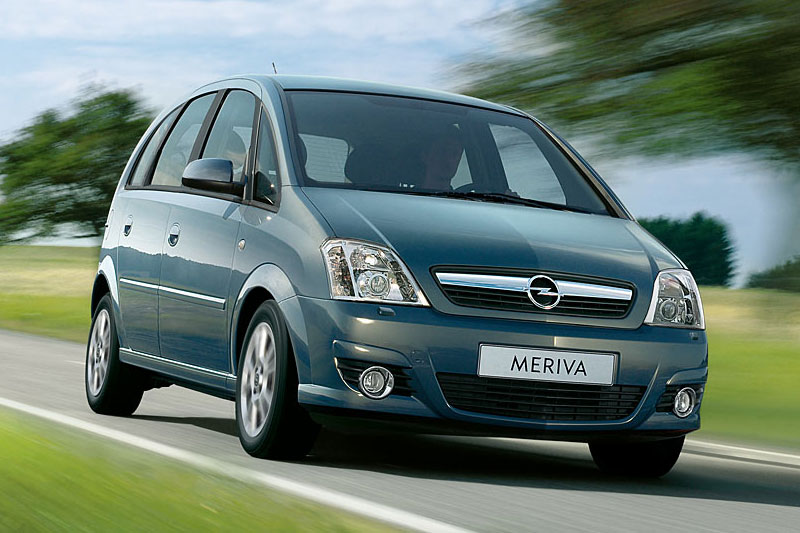 Opel Meriva A, tablica rejestracyjna nazwa modelu