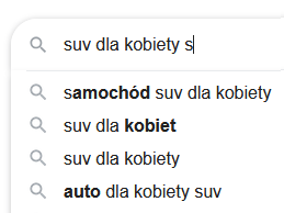 SUV dla kobiet