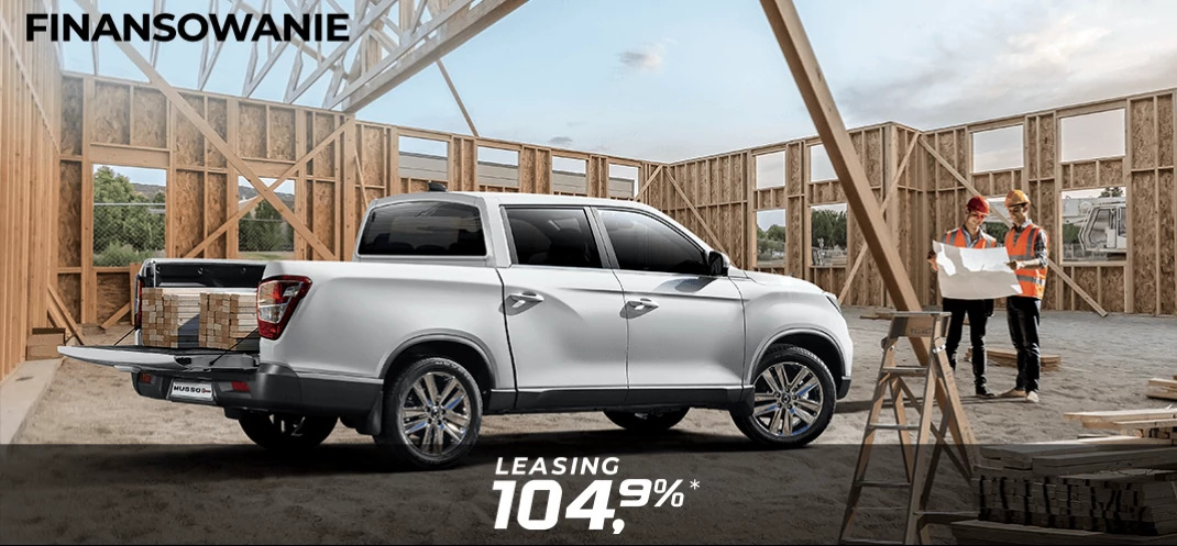 Promocyjny Leasing 104,9% SsangYong Musso Grand