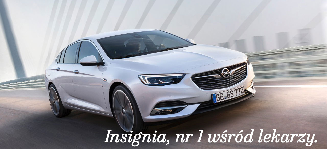 Nowy Opel Insignia - nr 1 wśród doktorów