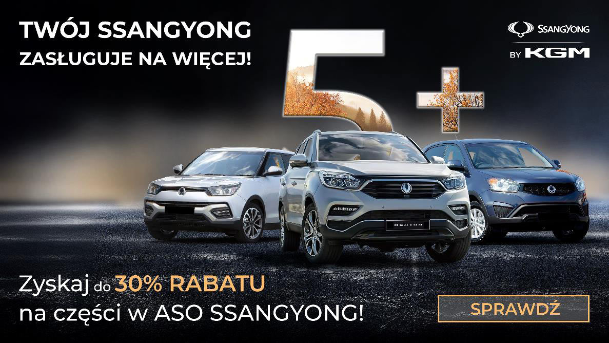 Serwis 5+ SsangYong KGM