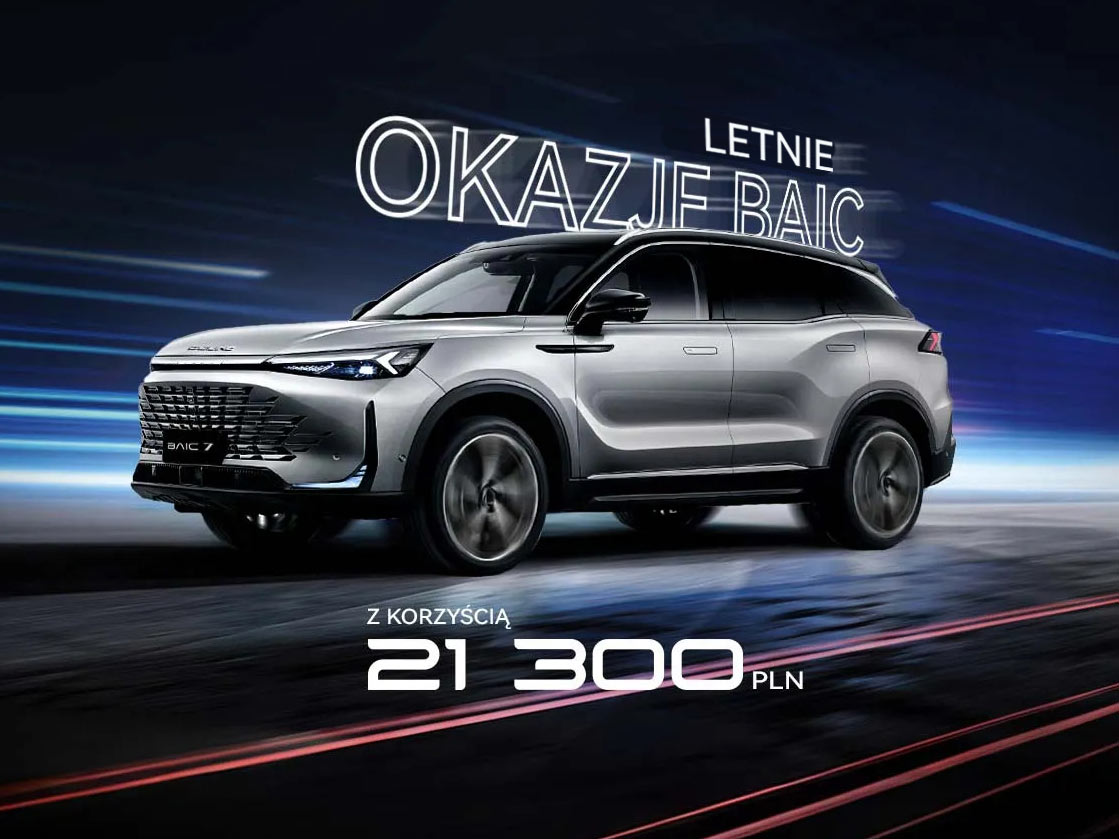 Wyprzedaż rocznika 2025 BAIC Beijing 7. Letnie okazje