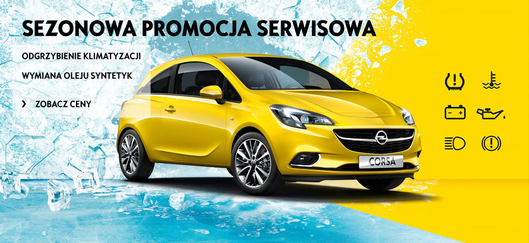 Opel Corsa E. Promocja serwisu