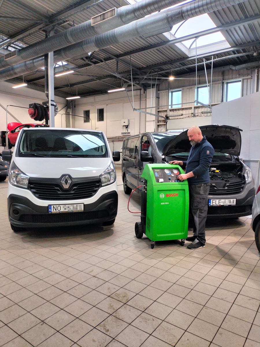 Serwis klimatyzacji Bosch, Renault Trafic