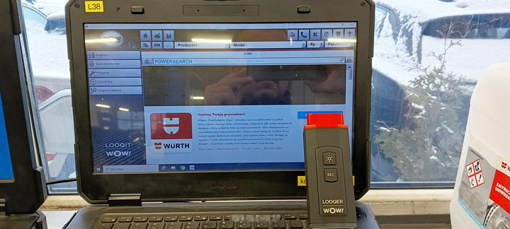 Sprawdzenie przed zakupem elektroniki auta używanego. Würth Looquer Looqit Wow!