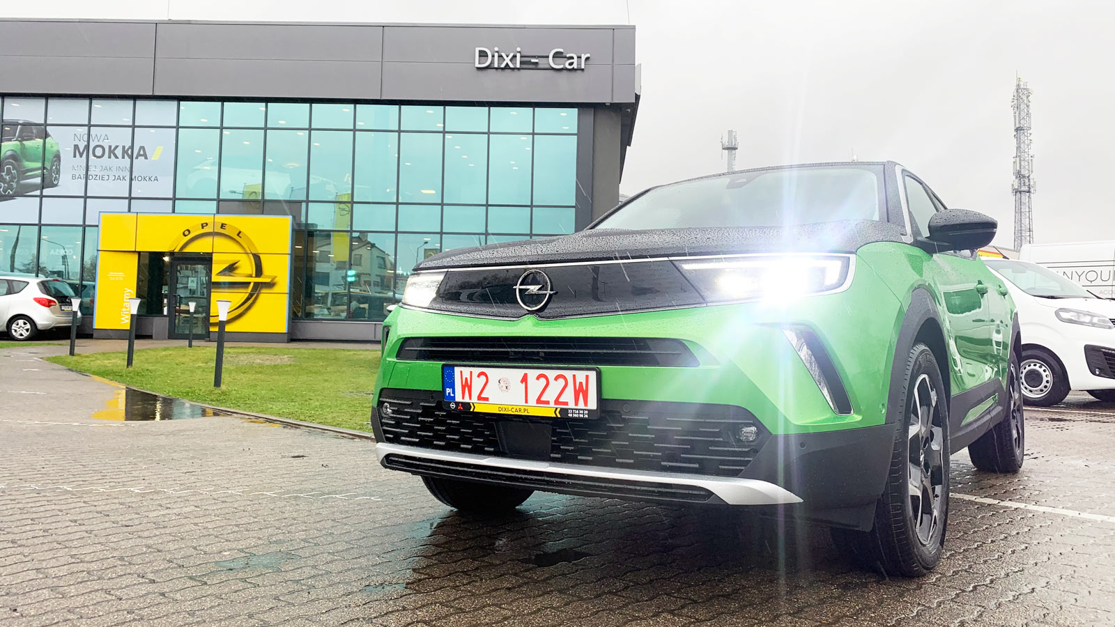 Reflektory matrycowe LED nowy Opel Mokka-e Ultimate