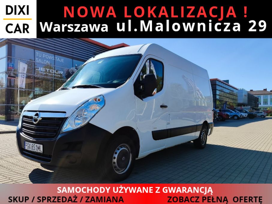 NOWA LOKALIZACJA Opel Movano 2.3 CDTI 136KM L2H2 Serwis Gwarancja Vat23%