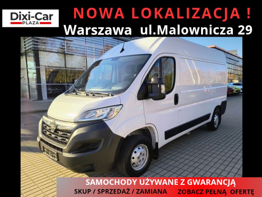 NOWA LOKALIZACJA Opel Movano 2.2 cdti L2H2 SalonPL NiskiPrzebieg Serwis Gwarancja VAT23%
