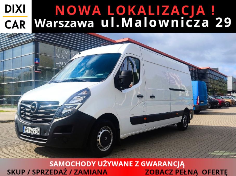 Samochód dostawczy NOWA LOKALIZACJA Opel Movano L3H2 2.3cdti 2xdrzwi WINDA Niski Przebieg Serwis ASO Vat23%