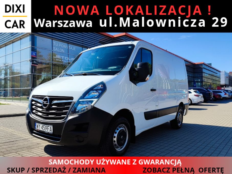 NOWA LOKALIZACJA Opel Movano L1H1 2,3 CDTI 136KM, niski przebieg, Vat23%