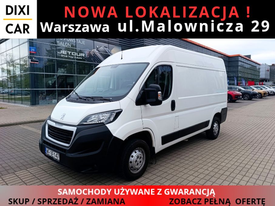 NOWA LOKALIZACJA Peugeot Boxer L2H2 2.2 HDI 140KM, salon PL, Vat23%