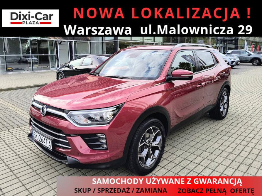 NOWA LOKALIZACJA SsangYong KGM Korando 1.5 T Cyfrowe Zegary Automat Serwis ASO  Vat23%