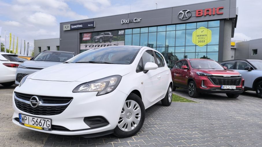 Opel Corsa E 1,4 benzyna 90KM, bluetooth, czujniki, niski przebieg