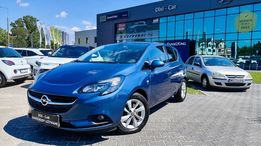 Opel Corsa E 1.4Turbo 100KM Kolor Ekran Niski Przebieg Serwis Gwarancja
