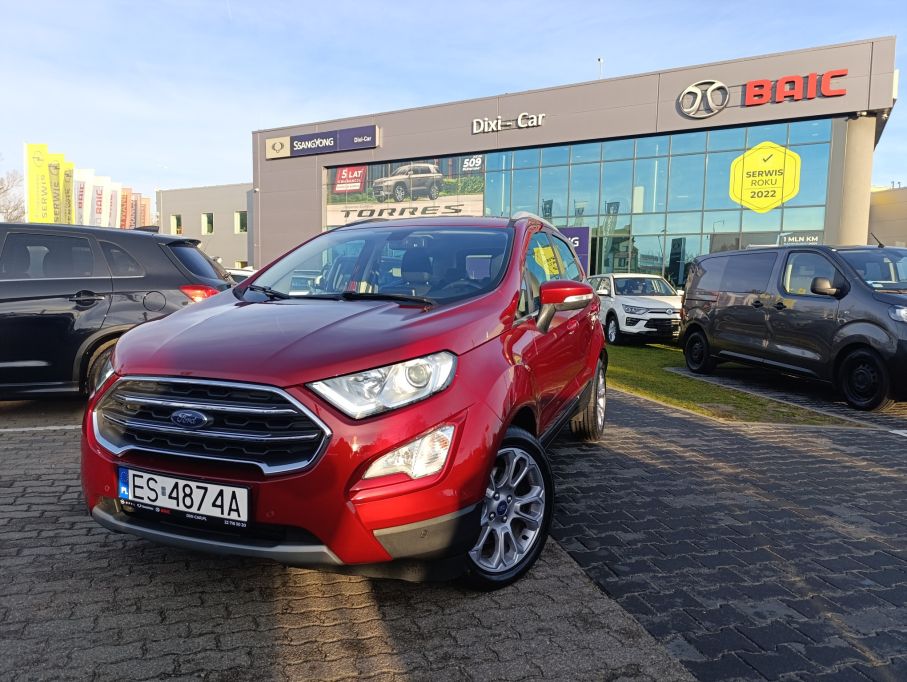 Ford Ecosport 1,0 EcoBoost 125KM, Titanium, kamera, navi, pakiet zimowy, Salon PL, VAT23%