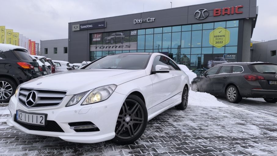 Mercedes E250 Coupe Salon PL AMG pakiet Skóra xenon navi rej.2013 Serwis 2