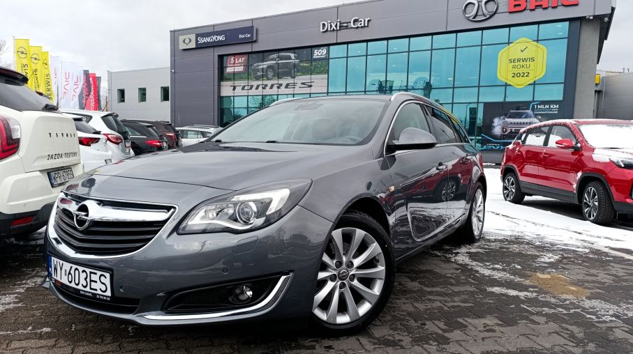 Opel Insignia 1,6 Turbo 170KM Automat Navi Serwis Gwarancja PIĘKNY