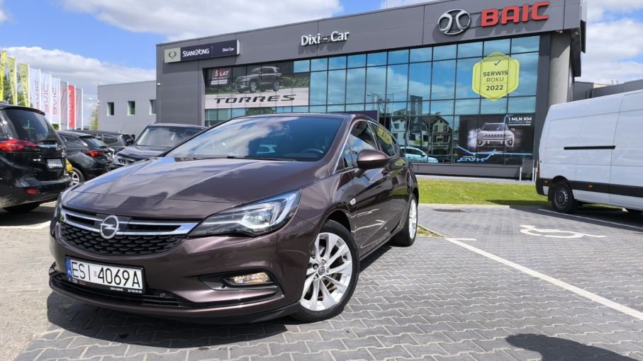 Opel Astra K 1,6 Turbo 200KM, automat, skóra, ACC, martwe pole, masaż, ledy, webasto