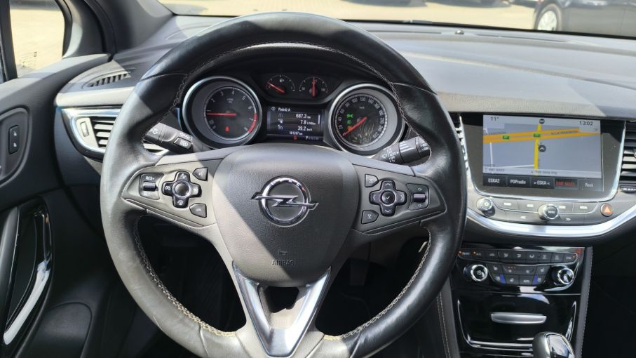 Opel Astra K 1,6 Turbo 200KM, automat, skóra, ACC, martwe pole, masaż, ledy, webasto 19