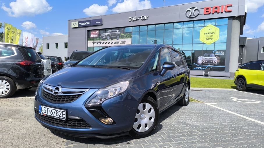 Opel Zafira C 1,4 benzyna 140KM, 7 osób, martwe pole, kamera, czujniki, navi