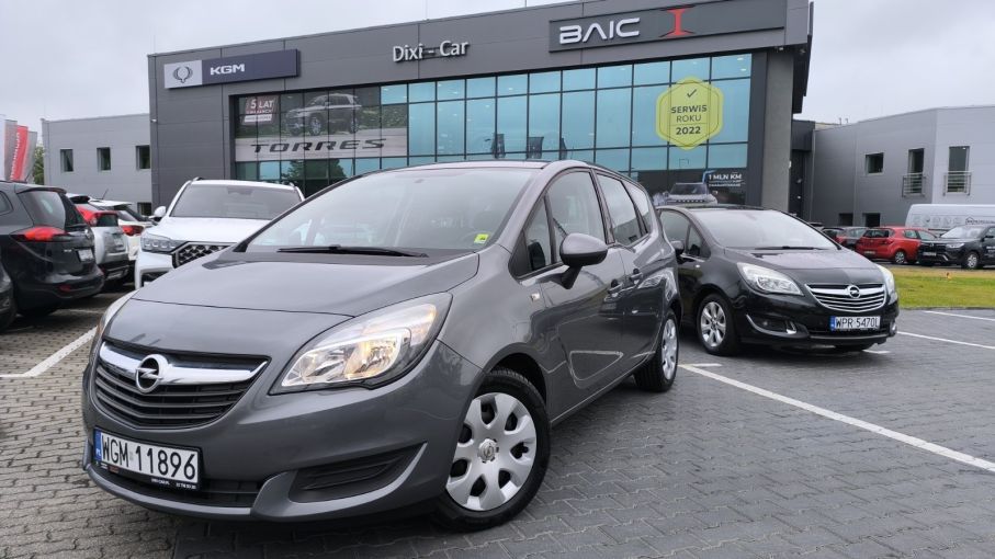 Opel Meriva B 1,4 benzyna 100KM, salon Polska, niski przebieg