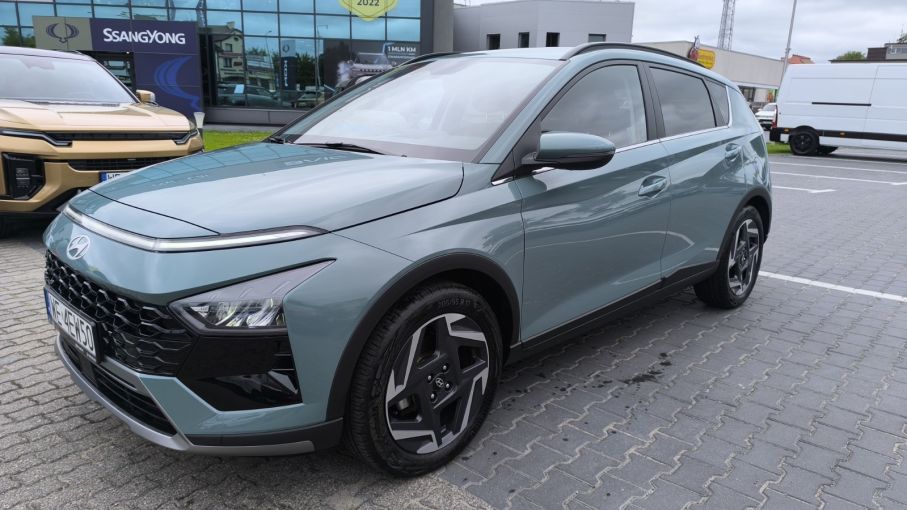 Hyundai Bayon 1,0 T-GDI 100KM, Smart + Design + Tech, salon PL, niski przebieg, Gwarancja 4