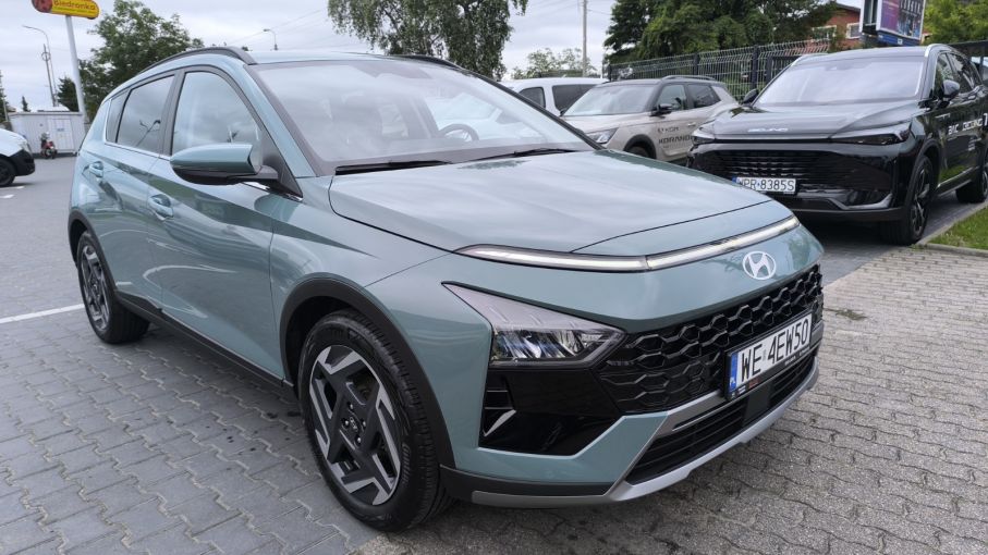 Hyundai Bayon 1,0 T-GDI 100KM, Smart + Design + Tech, salon PL, niski przebieg, Gwarancja 6