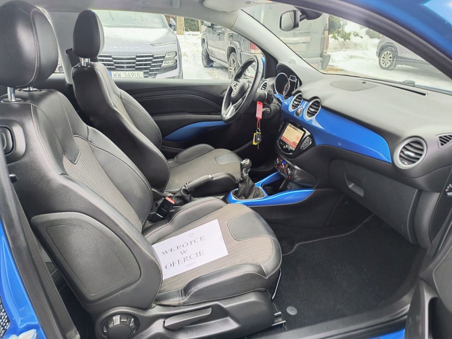 NOWA LOKALIZACJA Opel Adam 1.4 100KM Kolor Ekran pół-skóra Serwis ASO Gwraancja 16