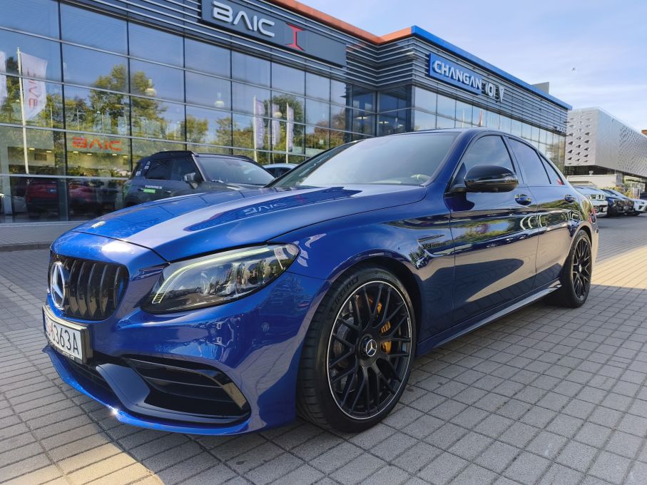 NOWA LOKALIZACJA Mercedes C63S 510KM Seden Piekny kolor Zamiana 2