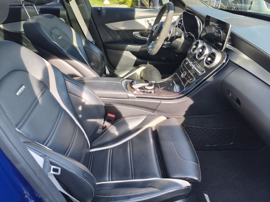 NOWA LOKALIZACJA Mercedes C63S 510KM Seden Piekny kolor Zamiana 16
