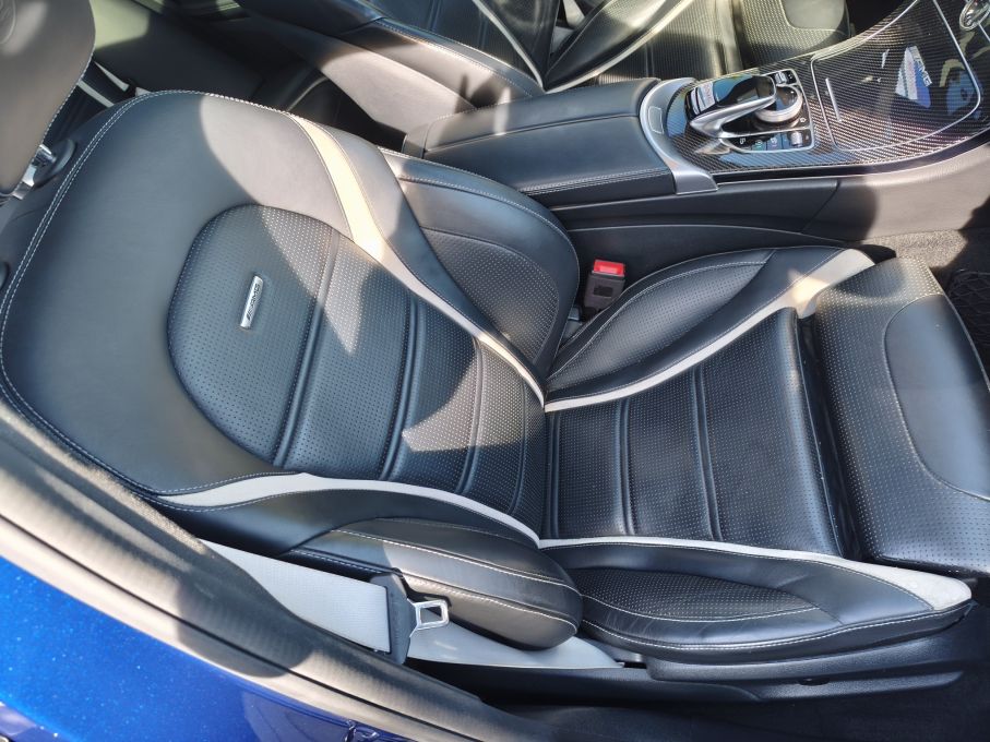 NOWA LOKALIZACJA Mercedes C63S 510KM Seden Piekny kolor Zamiana 17