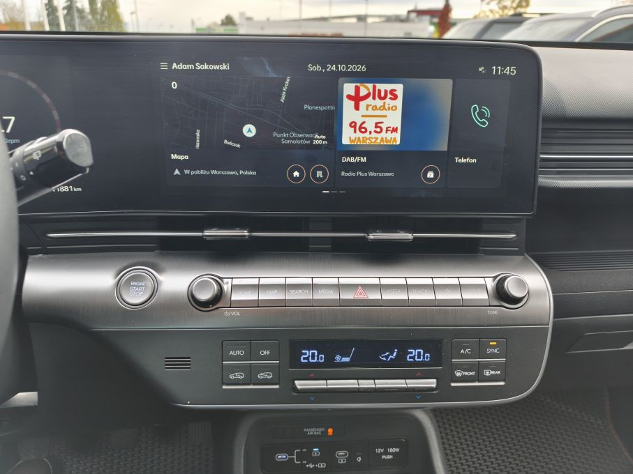 NOWA LOKALIZACJA Hyundai Kona 1.6T 138KM Executive perła SalonPL Gwarancja 25