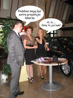 rozmowa przedstawiciela Dixi-Car z hostessą