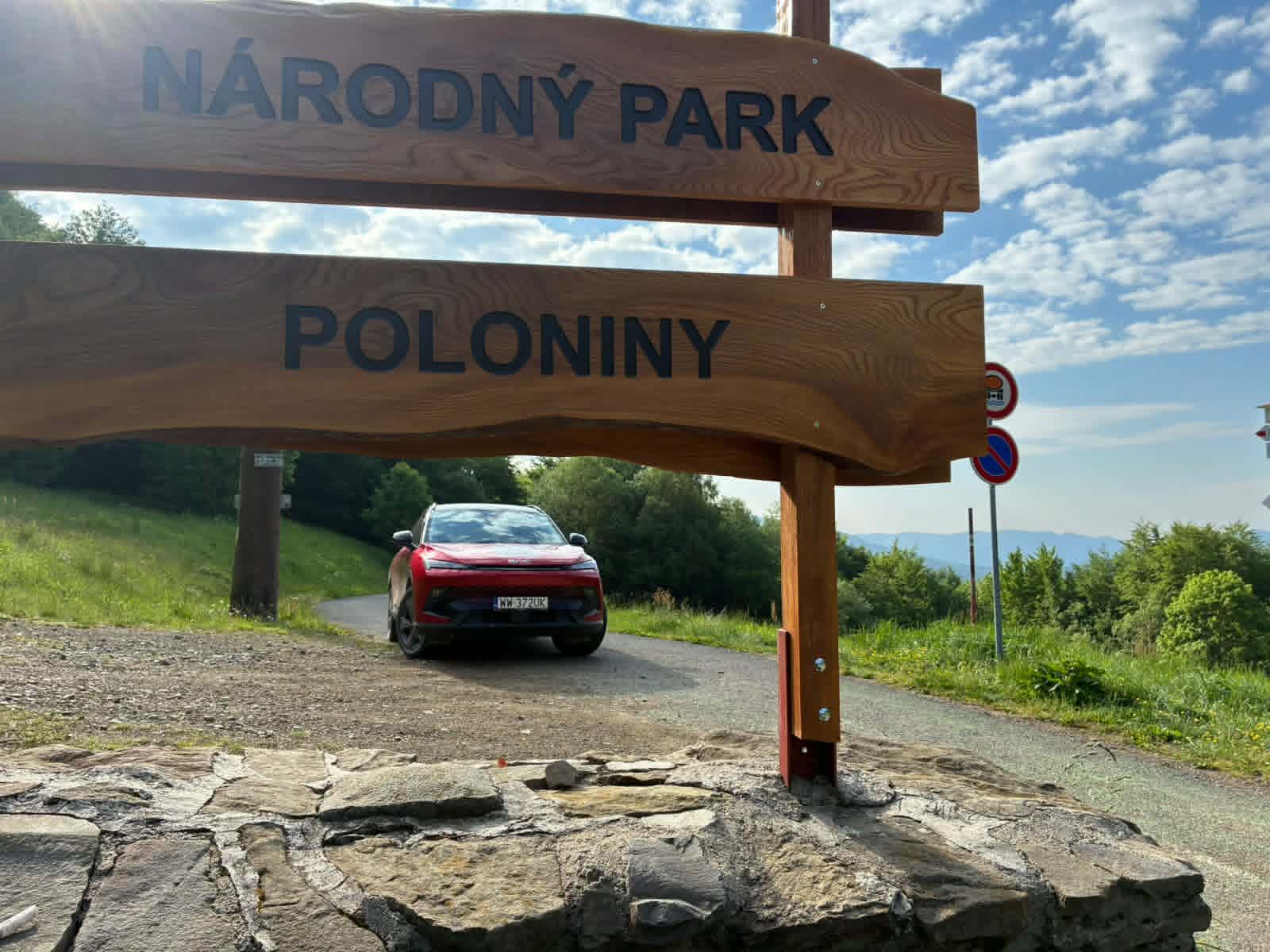 BAIC 5 po stronie słowackiej, Narodny Park Poloniny